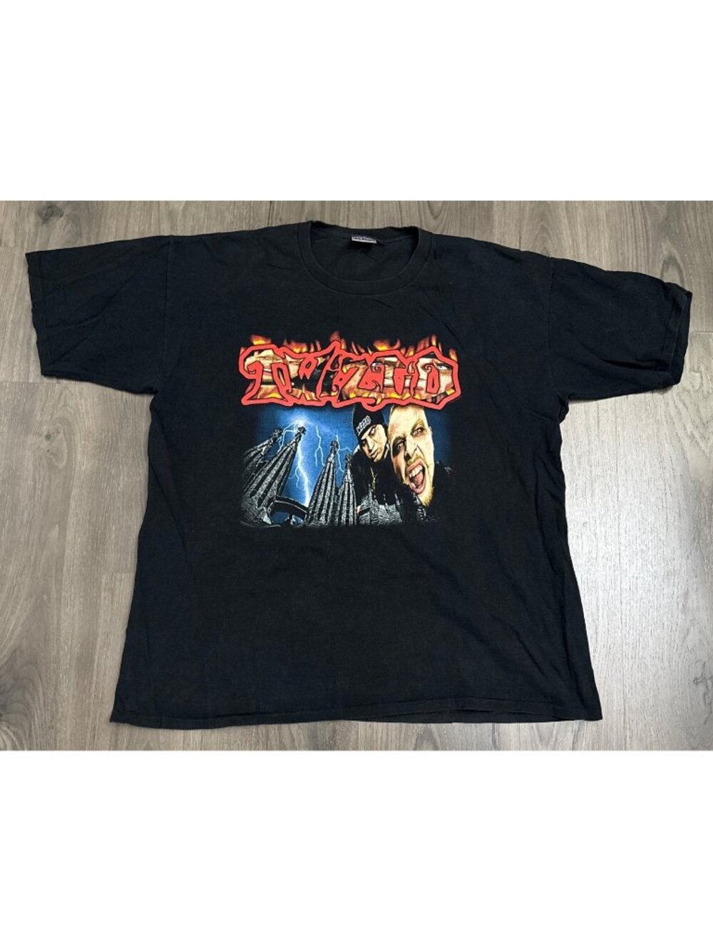 Vintage Twiztid T Shirt Black 2XL ICP Insane Clown Posse Juggalo All Sport Tag